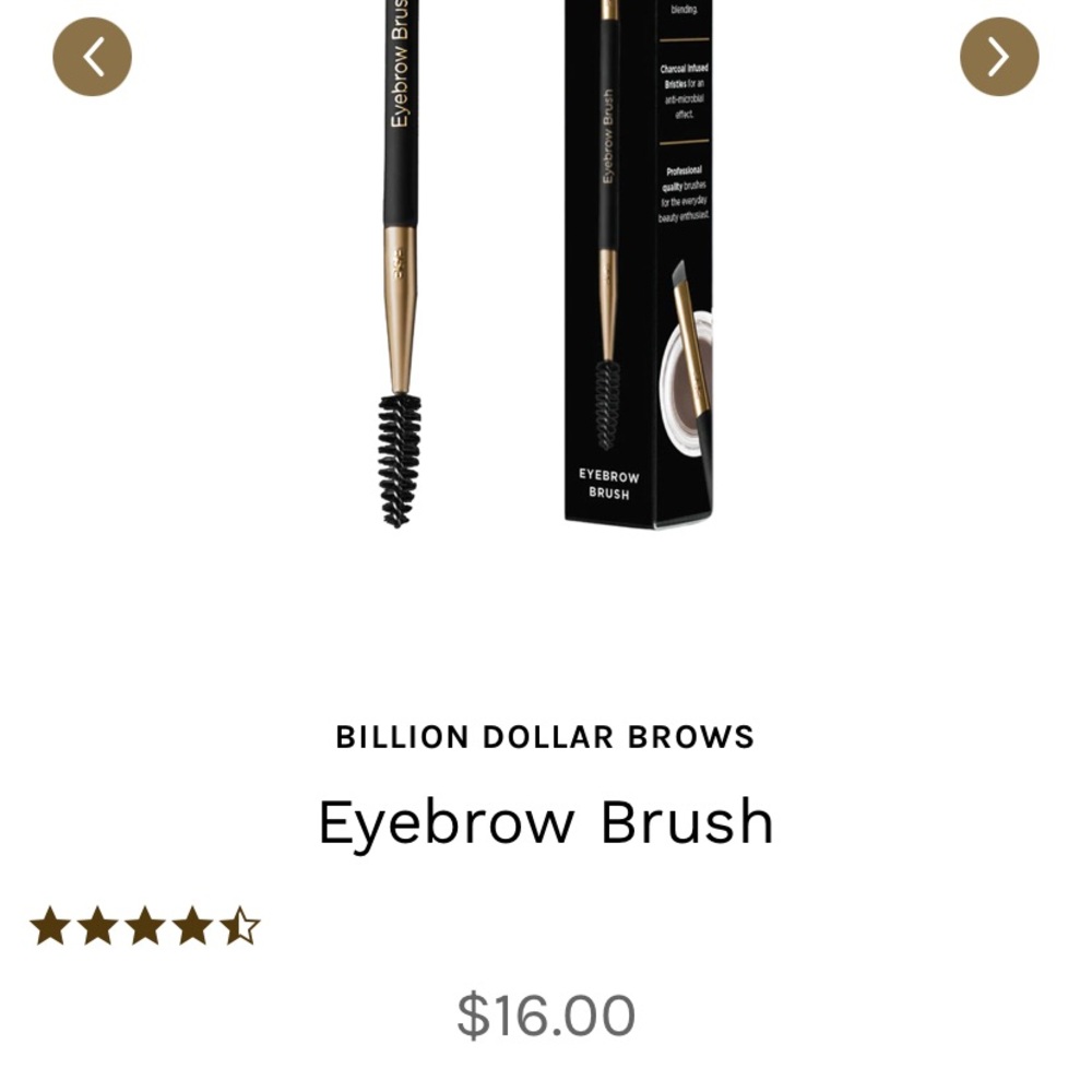 🖤BILLION DOLLAR BROWS SPOOLIE AND MAKEUP BRUSH🖤